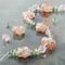 Pink &#x26; Green Lampwork Glass Flower Beads by Bead Landing&#x2122;